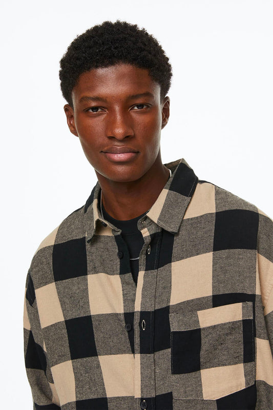 Relaxed Fit Flannel Shirt